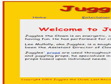 Tablet Screenshot of jugglesprops.com